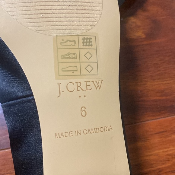 J Crew Women’s black Flats Size 6 NWOB - Picture 6 of 8